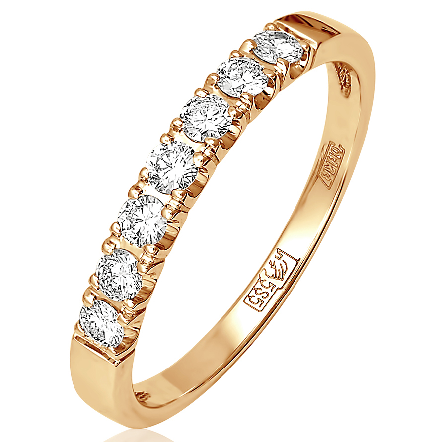 Кольцо, золото, бриллиант, 1-11-0424-101